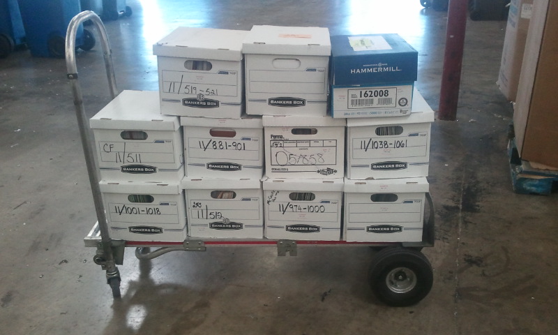 File Boxes, Purges and Cleanout Services for your