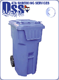 95 gallon document shredding container